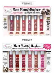 Meet Matte Hughes Set Of 6 Mini Long Lasting Liquid Lipsticks Meet Matte Hughes Meet Matte Liquid Lipstick