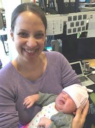 Anne-Marie Ladouceur and Partner Patrick Soucy welcome bebe Juliette