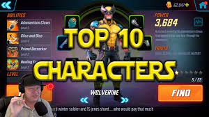 While great are available later in the game & shouldn't be priority early on, odds are you. Top 10 Best Characters Marvel Strike Force Youtube
