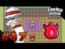 Let S Play Pokemon Firered Part 17 Cinnabar Gym Leader Blaine Youtube