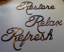 Relax concept word art illustration stock … just relax word art 2 designs by juju exclusive. Relax Refresh Restore Metal Word Art