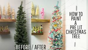 For many people, including tree professionals and orchard growers, painting trees is a common form of first aid for tree damage from storms or after paint can also help trees resist harm from insects, disease, and dehydration. How To Spray Paint A Pre Lit Christmas Tree The Easy Way Fleece Fun