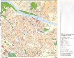 Nesta página você tem uma selecção de mapas das comunidades autónomas de espanha. Mapa Turistico De Zaragoza Espanha Dobrar Fronteiras