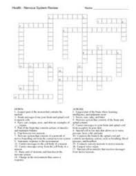 Skeletal system crossword puzzle answer key pdf. Health Nervous System Review Crossword Puzzle Answer Key