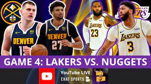 Staples center, los angeles, ca. Lakers Vs Nuggets Live Nba Playoffs Game 4 Live Streaming Scoreboard Play By Play Stats Youtube