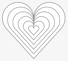 Free printable heart outline coloring pages for kids that you can print out and color. Color Heart Black White Line Art 999px Rainbow Heart Coloring Page Hd Png Download Transparent Png Image Pngitem