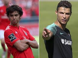 Heute ist cristiano ronaldo einer der besten fußballer der welt und ein frauenschwarm. Es War Komisch Joao Felix Kickt Mit Cristiano Ronaldo Uefa Nations League Kicker