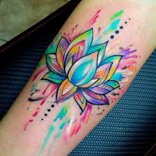 I Love The Colors Lotus Tattoo Design Lotus Flower Tattoo Design Flower Tattoo Designs