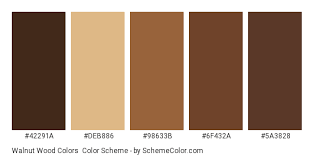 Wood color code illustrator furniture trends colors for. Walnut Wood Colors Color Scheme Brown Schemecolor Com