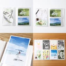 季節のおすすめ ポリプロピレンフォト ハガキホルダー 年賀状や 1年分の写真の整理に便利な フォト ハガキホルダーです はがきや写真のサイズや一冊に収納できる数によってさまざまなサイズがあるので 用途に合わせて使い分けができます 無印良品 muji