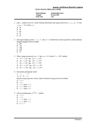 Program jalur masuk melalui tes tulis 2. Soal Tes Matematika Dasar Masuk Universitas Jawabanku Id