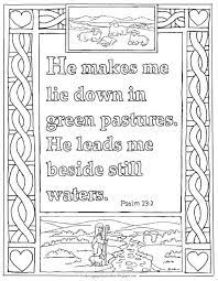 A minibook with the words from psalm 23. Pin On Coloring Pages For Kid