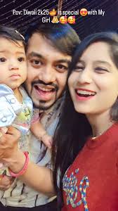 इस बार की दिवाली🪔 मेरे लिए बहुत ख़ास है क्यूंकि इस बार मेरी लक्ष्मी 💸जी  मेरे पास ✌️है!!!✨️💫🧡🧡🧡.., #henali7771❤️😍😍 #diwali2k25 #family  #familygoal #explore #virałreels #trending #mybabygirl❤️ ...