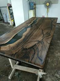 Walnut Epoxy Table Epoxy River Table Custom Order For Evan Wood Resin Table Resin Furniture Wood Table Design