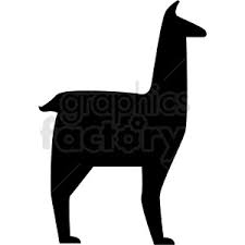 Compatible with cricut, silhouette and other cutting machines. Llama Silhouette Vector Clipart Commercial Use Gif Jpg Png Eps Svg Ai Pdf Clipart 410149 Graphics Factory