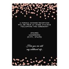 Black And Rose Gold Wedding Invitations Wedding Reception Rose Gold Glitter Confetti Black Card Gold Wedding Gifts Customize Marriage D Rose Gold Glitter Confetti Gold Wedding Gift Wedding Confetti