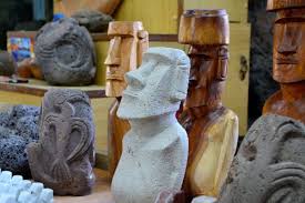 One mystery of easter island's statues finally solved, researchers say. Rapa Nui Crafts Market At Hanga Roa Imagine Easter Island