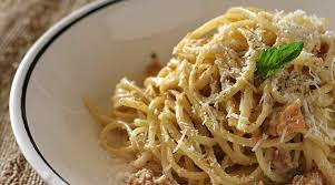 Creamy Tuna Carbonara Recipe Panlasang Pinoy Recipes Recipe Carbonara Recipe Tuna Carbonara Recipe Pancit Bihon Recipe