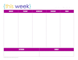 Printable Weekly Planner Calendars In 2020 Weekly Calendar Template Weekly Calendar Printable Weekly Planner Free Printable