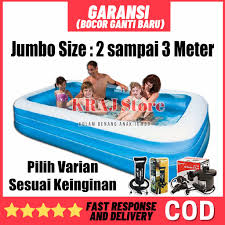 Dengan ukuran diameter 147cm dan ketinggian pembatas dipinggir 33cm. Harga Kolam Renang Portable Terbaik Diving Renang Olahraga Outdoor Juni 2021 Shopee Indonesia