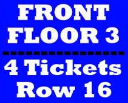 Tickets 4 Tickets Ed Sheeran 8 10 17 Floor 3 Row 16 Staples
