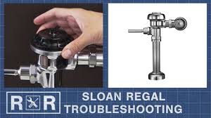 Troubleshooting A Sloan Regal Flushometer Repair And Replace