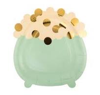 Pot of Gold Paper Plates 9"
