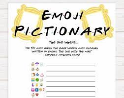 Baby Shower Emoji Pictionary Friends Baby Shower Virtual Baby Shower Games Video Games Girls Fun Baby Shower Games