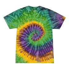 View mardi gras dates for the next 10 years! Mardi Gras Adult Tie Dye T Shirt The Adair Group