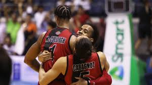 San miguel beer practiced at the aquamarine recreational center in lipa last saturday, rested yesterday and will be back to work today. San Miguel Survives Late Northport Run Advances To Semis