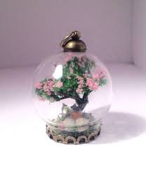Cherry Blossom Tree Japanese Sakura Miniature Bonsai Glass Etsy Cherry Blossom Tree Cherry Blossom Sakura Cherry Blossom