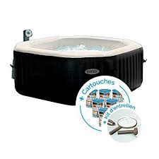 intex spa gonflable purespa jets et bulles 6 personnes 12 cartouches kit d entretien spa gonflable spa gonflable intex gonflable