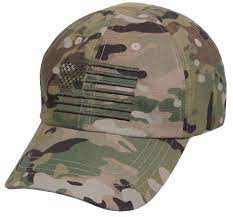 Men S Multicam Embroidered Usa Flag Tactical Cap Adjustable Camo Baseball Hat Tactical Hat Tactical Operator Camo Baseball Hat