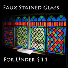 There's something about the nostalgic and timeless beauty of. How To Make Stained Glass Windows With Tissue Paper Faux Stained Glass Stained Glass Diy Diy Stained Glass Window