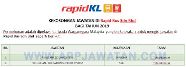 Kuala lumpur, june 19 — rapid bus sdn bhd, the subsidiary of prasarana malaysia berhad (prasarana) which operates rapid kl, go kl and smart selangor buses yesterday launched its data sharing through the google maps application. Jawatan Kosong Di Rapid Bus Sdn Bhd Appjawatan Malaysia