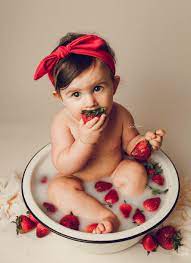 You're going to get lots of milk on you. Baby Milk Bath Baby Milk Bath Baby Girl Photography Baby Milk