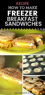 Egg And Cheese Breakfast Sandwiches Recipe Breakfast Sandwich Food Recipes