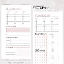 Personal Size Weekly Planner Weekly Planner Personal Wide Etsy In 2020 Weekly Planner Planner Compact Planner