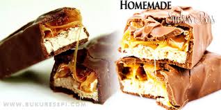 Campurkan coklat masakan dan thickened cream dalam satu bekas. Resepi Homemade Snickers Bars Www Bukuresepi Com