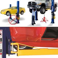 Bendpak Dual Width 2 Post Asymmetric Car Lift 10 000 Lb Capacity Gray Model Xpr 10as Car Lifts Garage Workshop Organization Two Post Lift