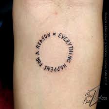 Everything Happens For A Reason Tattoo Symbol Google Search Circle Tattoos Matching Tattoos Tattoos