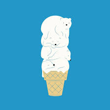 15 polar ice cream logos ranked in order of popularity and relevancy. Polar Bear Ice Cream Art Print By Ilovedoodle X Small In 2021 Polar Bear Ice Cream Polar Bear Ice Cream Art
