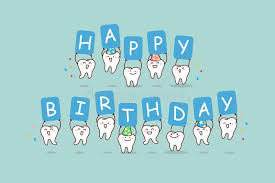 Cartoon Tooth Jump With Billboard Vector Illustration Dental Fun Dental Posts Dentist Humor