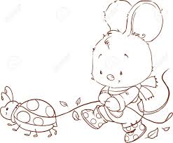 Here is a coloring activity of the fantastic disney character, the mickey mouse coloring pages your child would love to color. Cute Mouse Coloring Page Fall Outlined Clipart Stock Photo Picture And Royalty Free Image Image 132050268