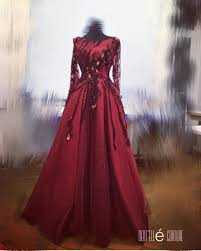 Redd Long Dress Instagram Da La Maison De Couture Dentelle Couture Gorgeous Gown By Dent Elle Red Dress Dresses Fashion