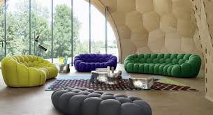 Iconic Designs Roche Bobois Bubble Collection Visi Furniture Modular Sofa Roche Bobois Sofa