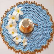 Pin De Alessandra Bernardo Em Souplat De Croche Decoracao De Croche Souplat De Croche Sousplat