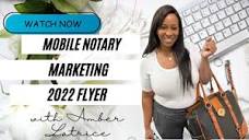 Mobile Notary Marketing : New Flyer Reveal - YouTube