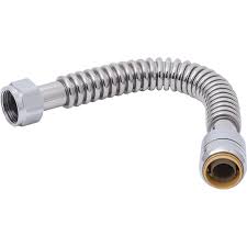 Guy from water company saying won't have as. Stainless Steel Corrugated Flexible Water Heater Connector Hose Sharkbite