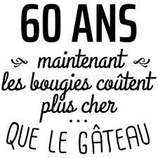 Bienvenue au club des soixantenaires ! 60 Ans Bougies Gateau T Shirt Homme Spreadshirt Verjaardagswensen Grappige Teksten Mooie Citaten
